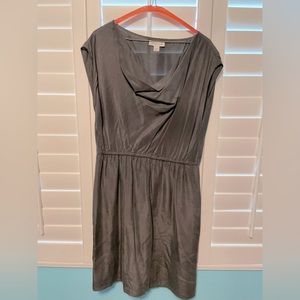 Grey Coldwater Creek silk dress